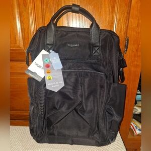 Baggallini Soho Black Backpack New With Tags. 13" wide × 14.5" Tall × 5" Deep